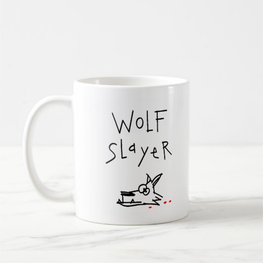 Wolf Slayer Koffiemok (Links)