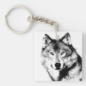Wolf Sleutelhanger (Voorkant)