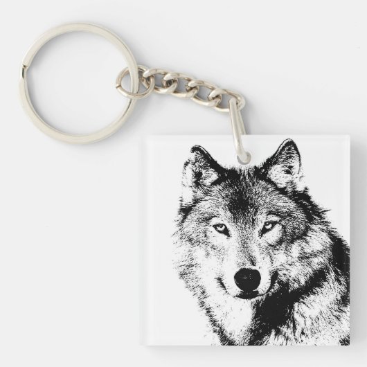 Wolf Sleutelhanger (Voorkant)