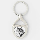 Wolf Sleutelhanger (Voorkant)