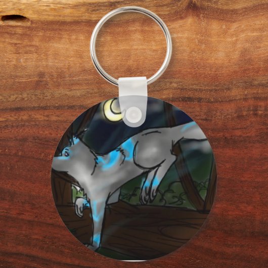 Wolf Sleutelhanger (Voorkant)