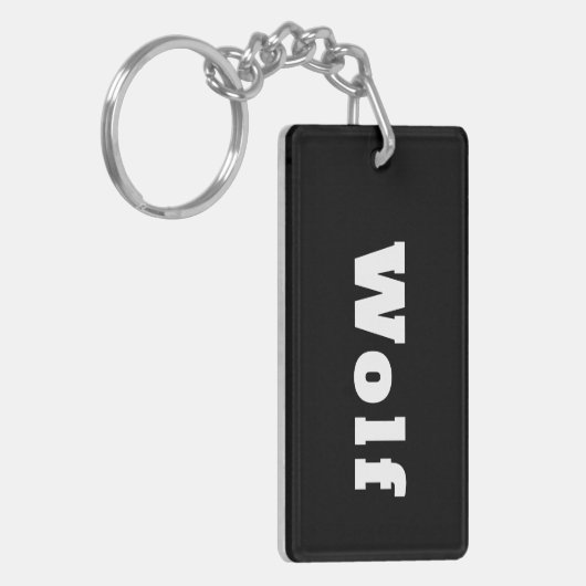Wolf Sleutelhanger (Voorkant Links)