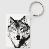 Wolf Sleutelhanger (Achterkant)
