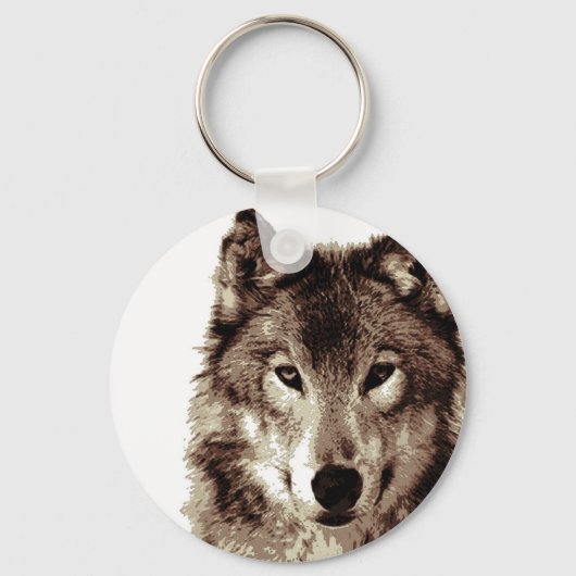 Wolf Sleutelhanger (Voorkant)