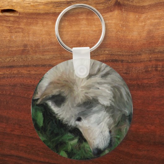 wolf sleutelhanger (Voorkant)