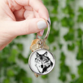 Wolf Sleutelhanger (Hand)