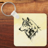 Wolf Sleutelhanger (Voorkant)