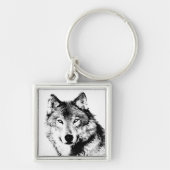 Wolf Sleutelhanger (Voorkant)