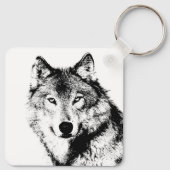 Wolf Sleutelhanger (Achterkant)