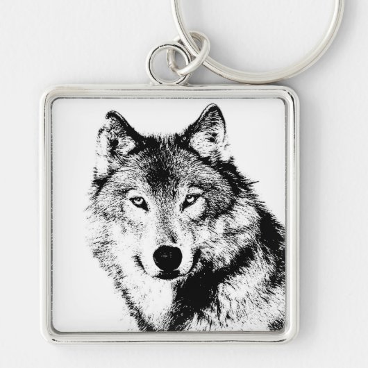 Wolf Sleutelhanger (Voorkant)