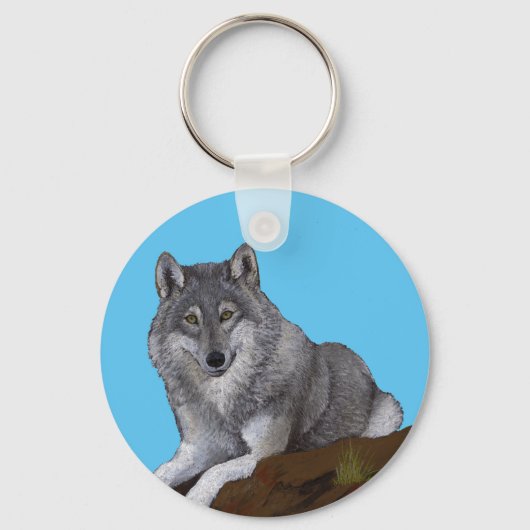 Wolf Sleutelhanger (Voorkant)