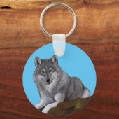 Wolf Sleutelhanger (Voorkant)