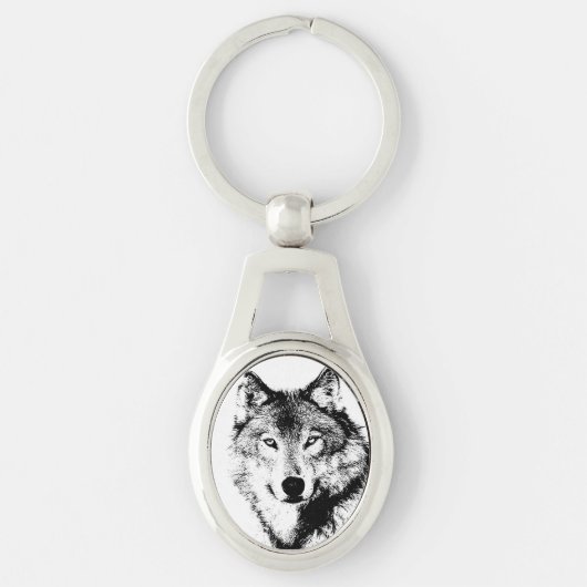 Wolf Sleutelhanger (Voorkant)
