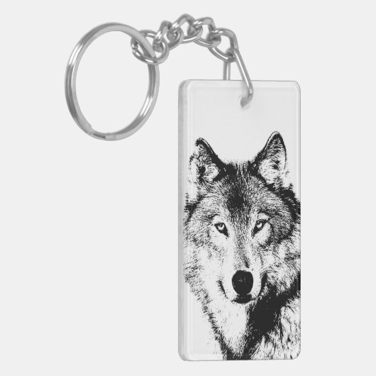 Wolf Sleutelhanger (Voorkant Links)