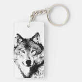 Wolf Sleutelhanger (achterkant)