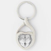Wolf Sleutelhanger (Voorkant)