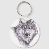 wolf sleutelhanger (Voorkant)