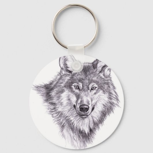 wolf sleutelhanger (Voorkant)