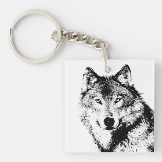 Wolf Sleutelhanger (voorkant)