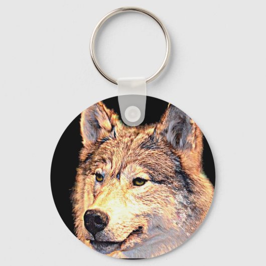 Wolf Sleutelhanger (Voorkant)