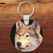 Wolf Sleutelhanger (Voorkant)