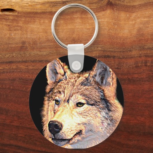 Wolf Sleutelhanger (Voorkant)