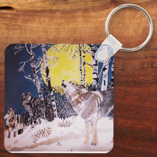 WOLF-SLEUTELHANGER SLEUTELHANGER (Achterkant)