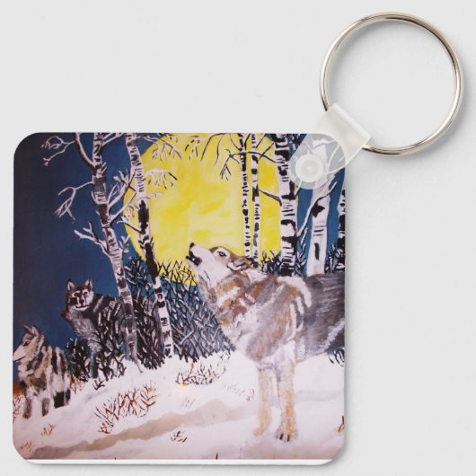 WOLF-SLEUTELHANGER SLEUTELHANGER (Achterkant)