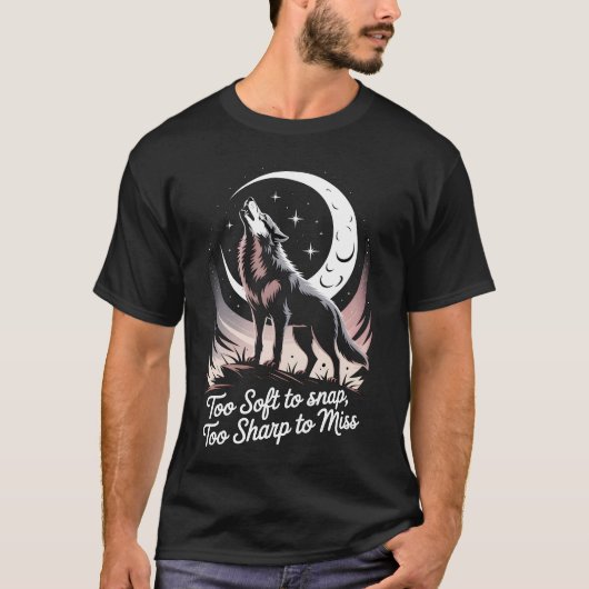 Wolf – Soft Yet Sharp T-shirt (Voorkant)