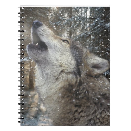 Wolf Song - Pastel Notitieboek (Voorkant)
