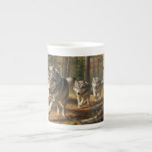 Wolf Specialty Mug style 1 Porselein Kop (Voorkant)