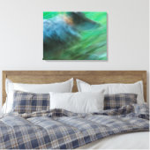 Wolf Speed 24" x 18", 1,5", Enkel Canvas Afdruk (Insitu (Slaapkamer))