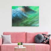 Wolf Speed 24" x 18", 1,5", Enkel Canvas Afdruk (Insitu (Woonkamer))