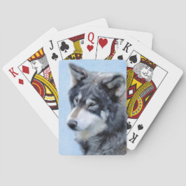 Wolf-speelkaartdeck Speelkaarten