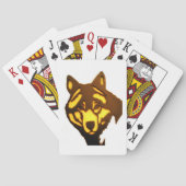 Wolf-speelkaarten Pokerkaarten (Achterkant)