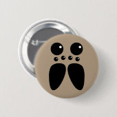 Wolf Spider Face Button (Voorkant /achterkant)