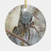 Wolf Spider met Spiderlings en Egg Hoesje Ornament (Voorkant)