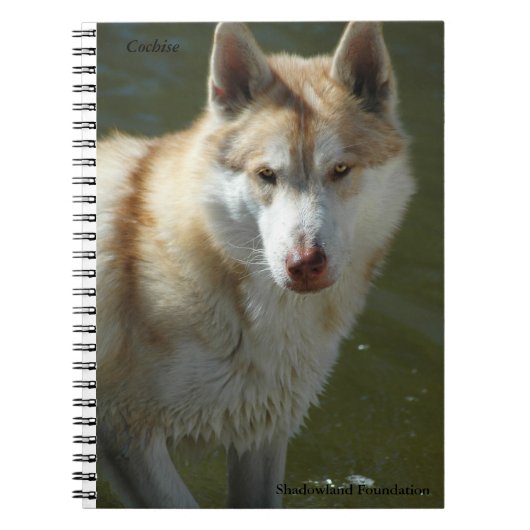 Wolf Spiral-laptop Notitieboek (Voorkant)