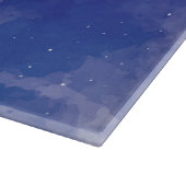 Wolf Spirit Animal Blue Decorative Cutting Board Snijplank (Hoek)