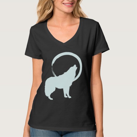 Wolf Spirit Animal Sacred Shaman Native American C T-shirt (Voorkant)