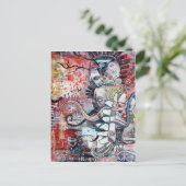 Wolf Spirit Briefkaart (Staand voorkant)