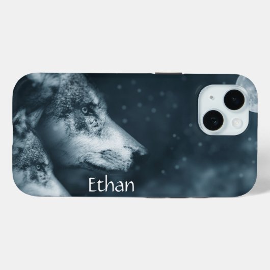 Wolf Spirit Custom Case-Mate iPhone Case (Achterkant (horizontaal))