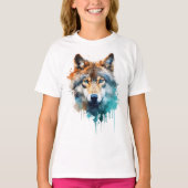 Wolf Spirit: De kracht en genade van Wolf T-shirt (Voorkant)
