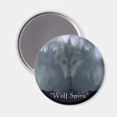 WOLF SPIRIT ~ Magneet (Voorkant / Achterkant)