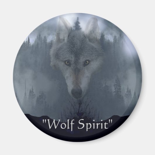 WOLF SPIRIT ~ Magneet (Voorkant)
