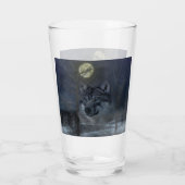 Wolf Spirit Moon Night Glas (Achterkant)
