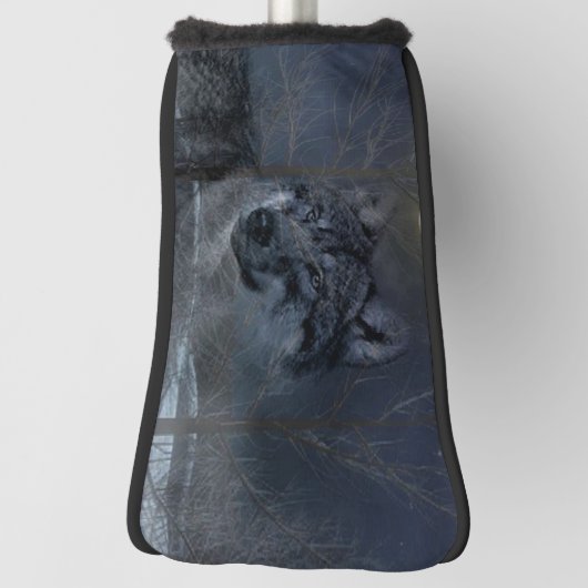 Wolf Spirit Moon Night Golfheadcover (Draai 90)