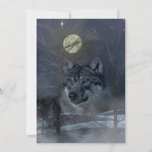 Wolf Spirit Moon Night Kaart