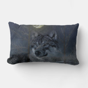 Wolf Spirit Moon Night Kussen