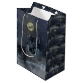 Wolf Spirit Moon Night Medium Cadeauzakje (Voorkant Gekanteld)